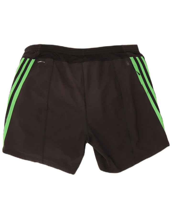 Мужские спортивные шорты Adidas Climacool XL, черные, полиэстер с цветными блоками
