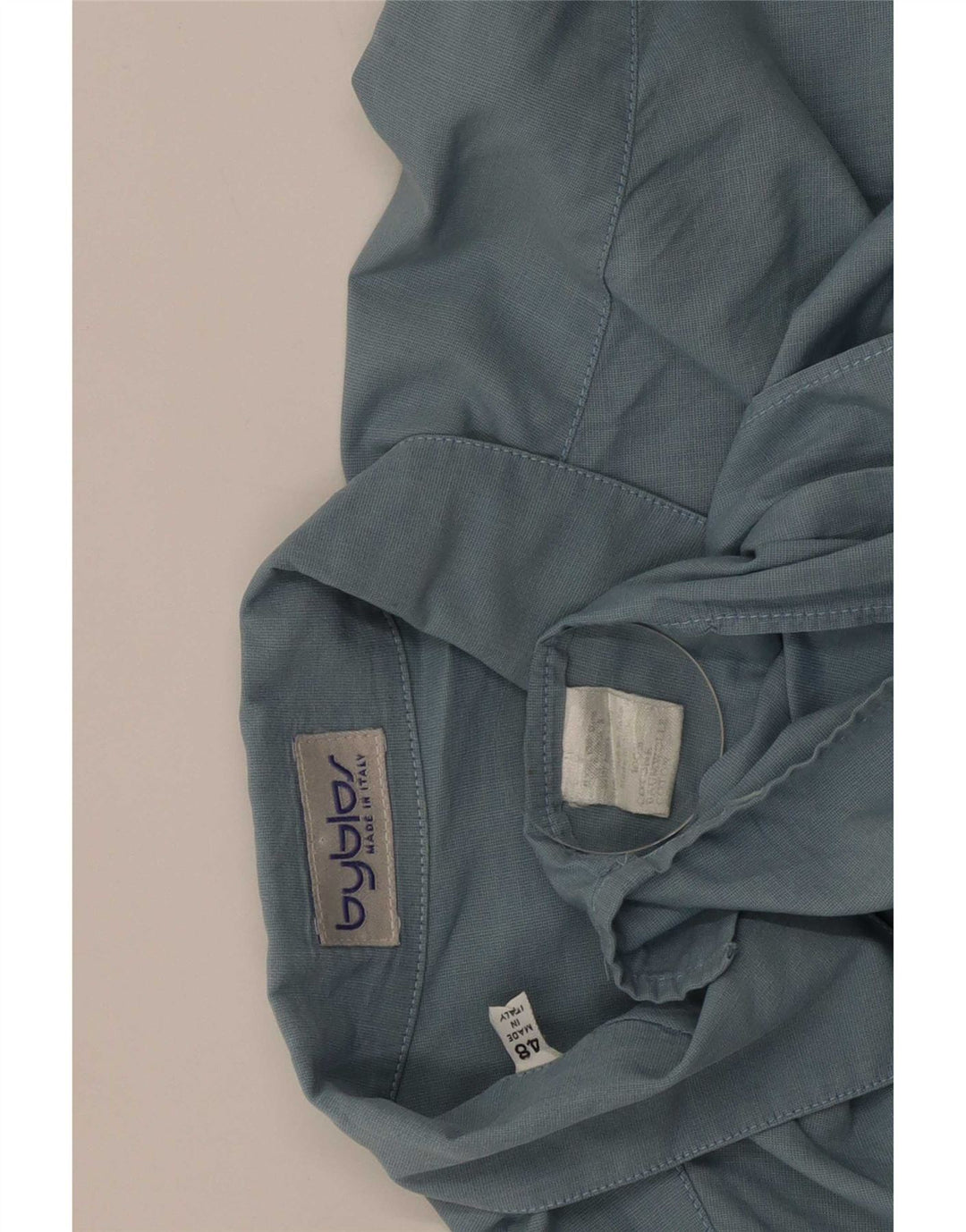 Мужская рубашка Byblos, размер 48, 2XL, синяя, хлопок