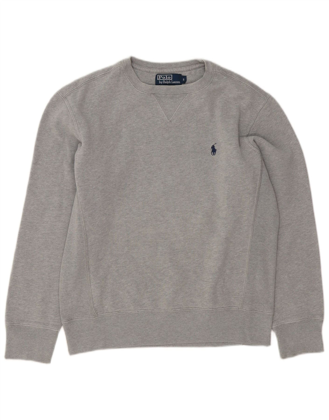 Мужской свитшот Polo Ralph Lauren, маленький серый хлопковый джемпер