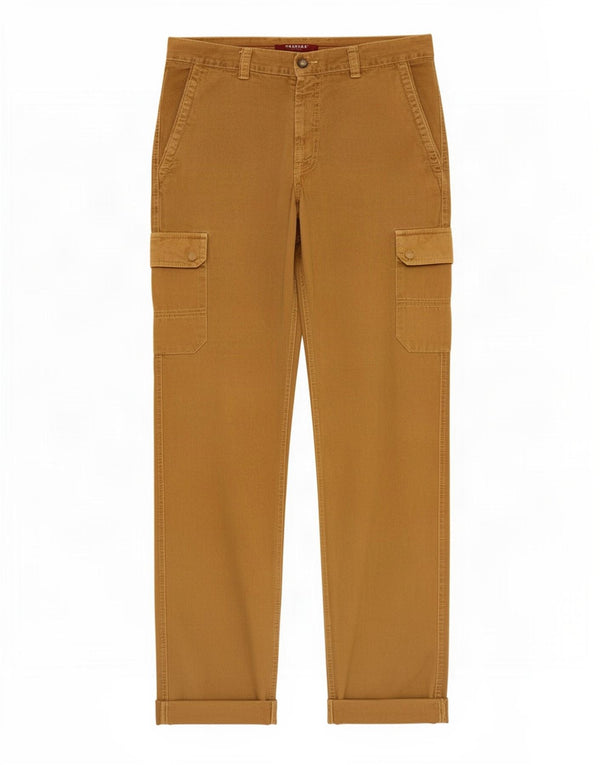 Carrera Mens 619 Straight Cargo Trousers W33 L30 Beige Cotton