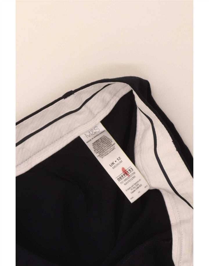 Женские повседневные брюки Marks & Spencer UK 12 Medium W32 L29 Темно-синие