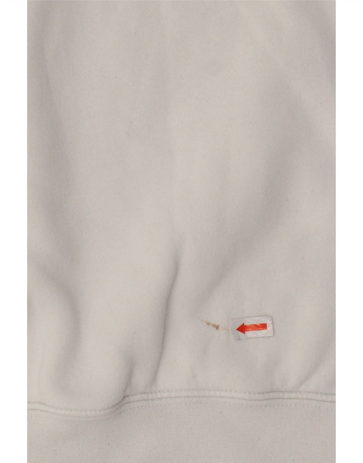 NIKE Mens Hoodie Jumper Small White Cotton Vintage Nike and Second-Hand Nike from Messina Hembry 