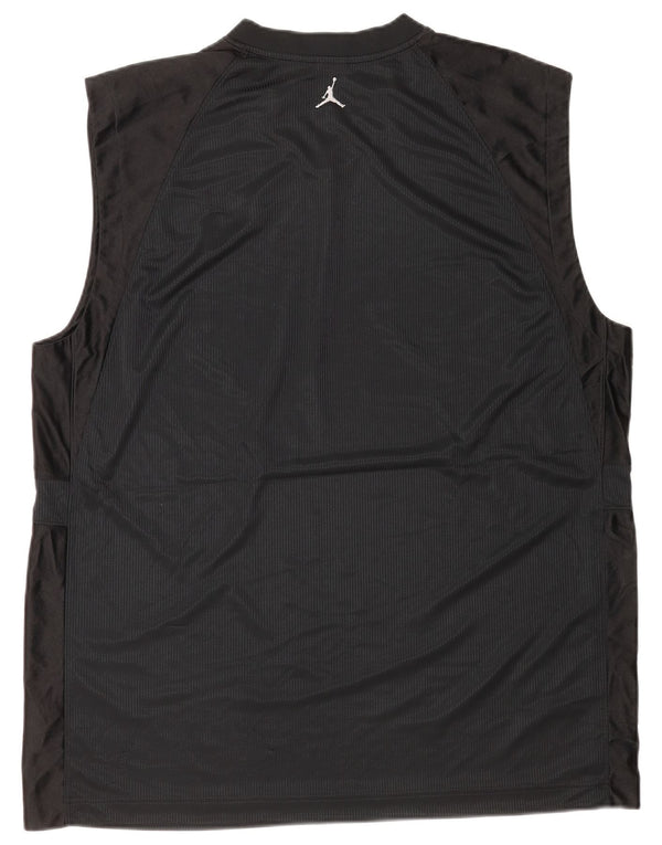 Мужской жилет Jordan UK 47/48 2XL, черный полиэстер
