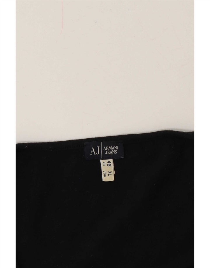 Женская футболка Armani Jeans Top EU 46 XL Черный