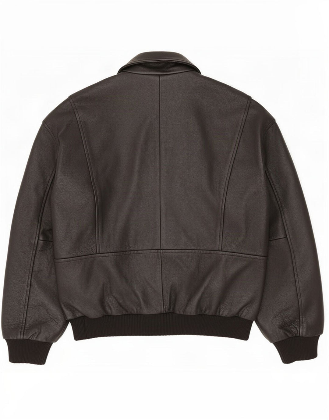 Винтажная мужская кожаная куртка IT 52 XL Черная