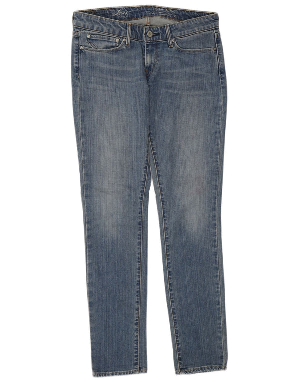 Женские джинсы скинни Levi's с легким изгибом W28 L30 синие