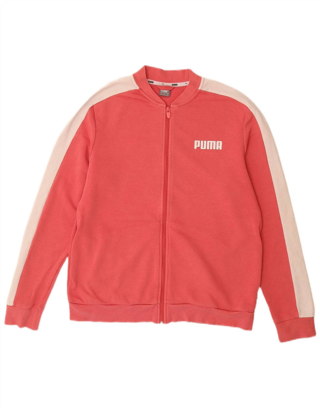 Женский спортивный костюм PUMA, верхняя куртка UK 18 XL, розовый хлопок с цветными блоками
