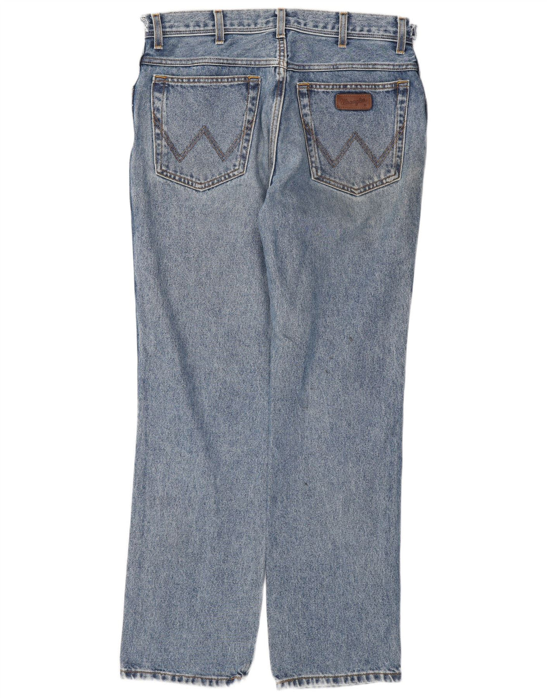 Мужские прямые джинсы Wrangler стандартного кроя W34 L32, синие, хлопок
