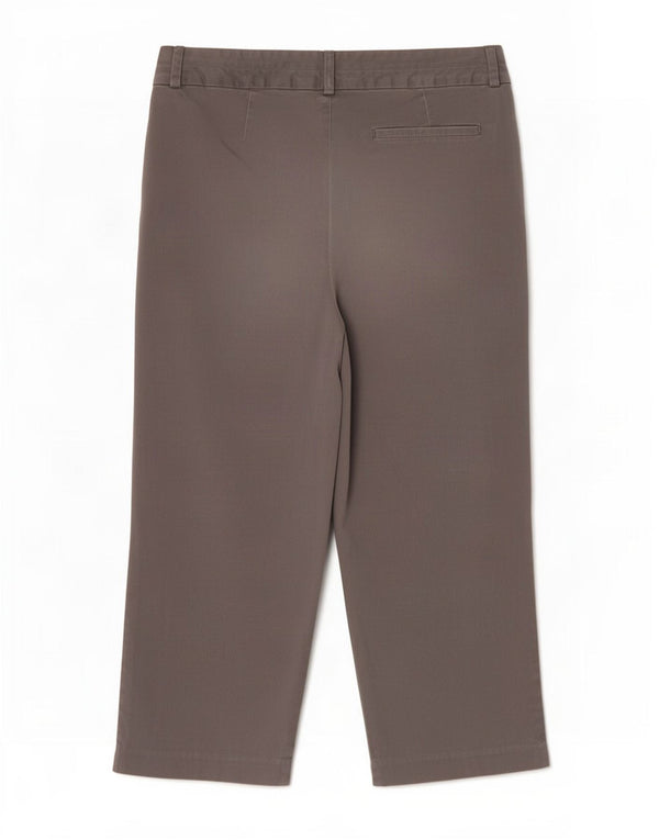 Женские капри Marks & Spencer UK 12 Medium W32 L20 Серые хлопковые