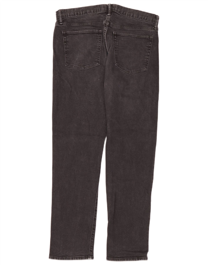 Мужские узкие зауженные джинсы Gap W32 L32, черный хлопок