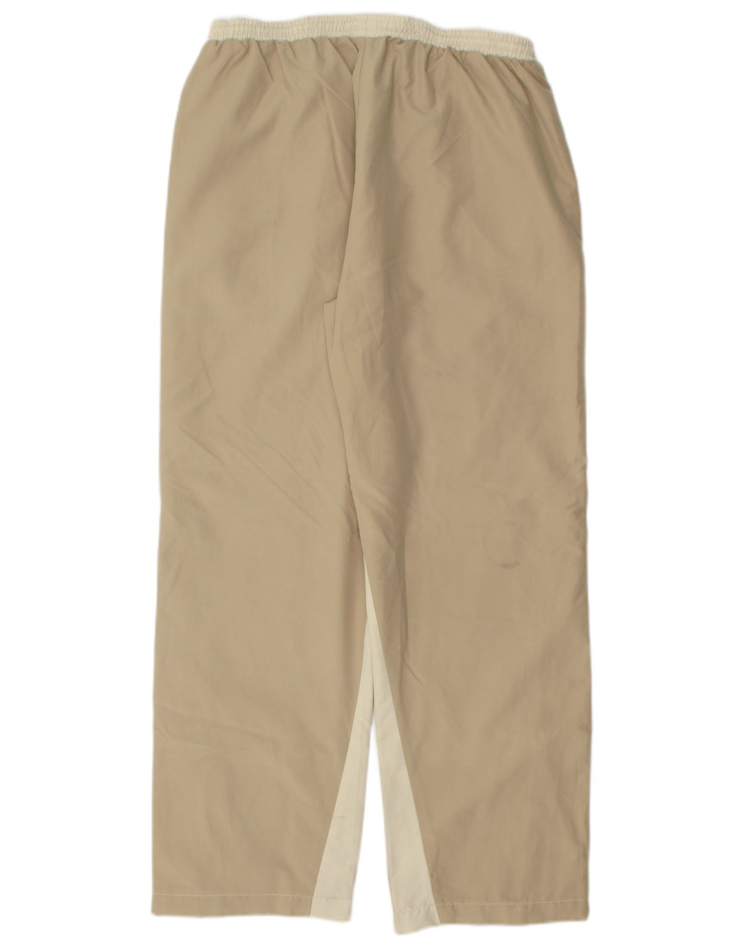 Женские спортивные брюки REEBOK UK 14, большие бежевые, полиэстер с цветными блоками