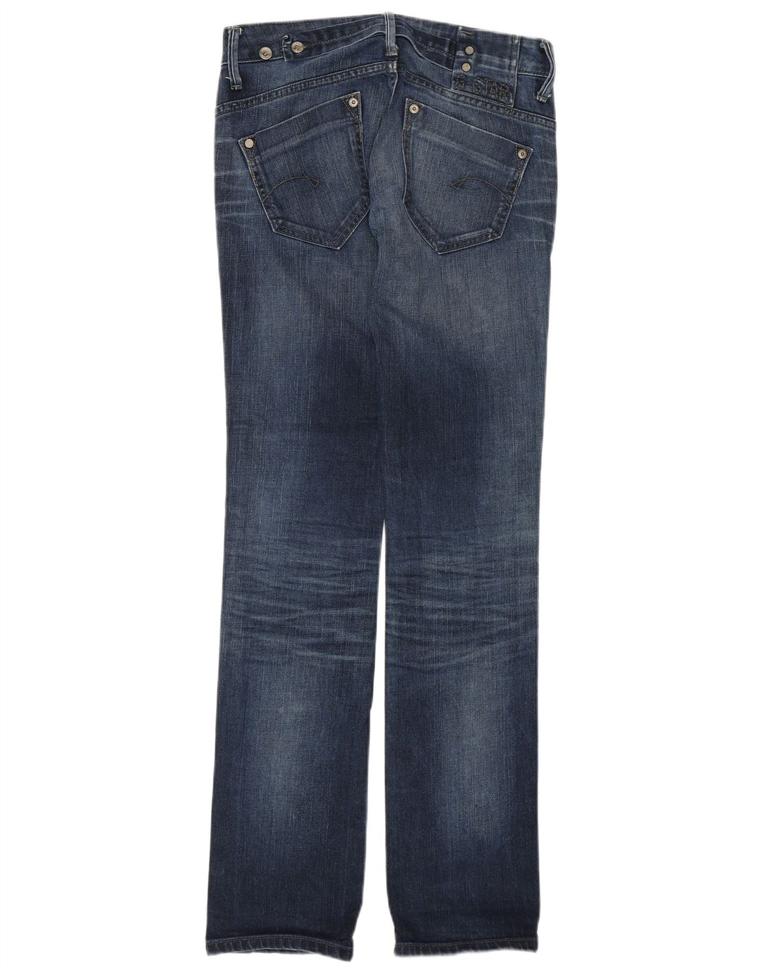 Женские прямые джинсы G-STAR с низкой талией W27 L34, синий хлопок