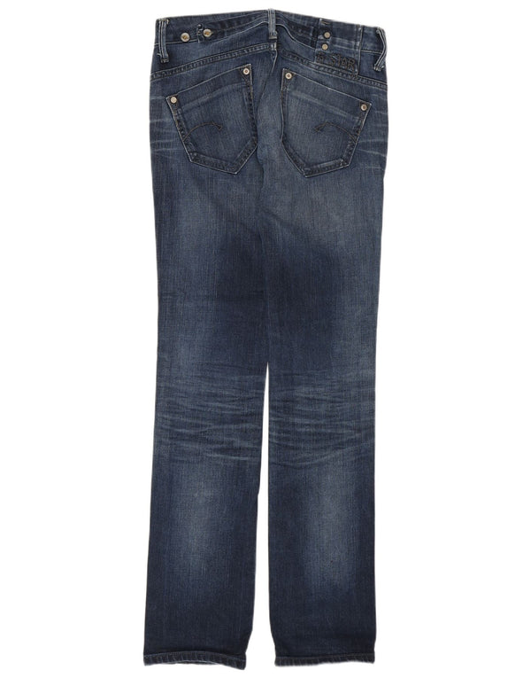 Женские прямые джинсы G-STAR с низкой талией W27 L34, синий хлопок