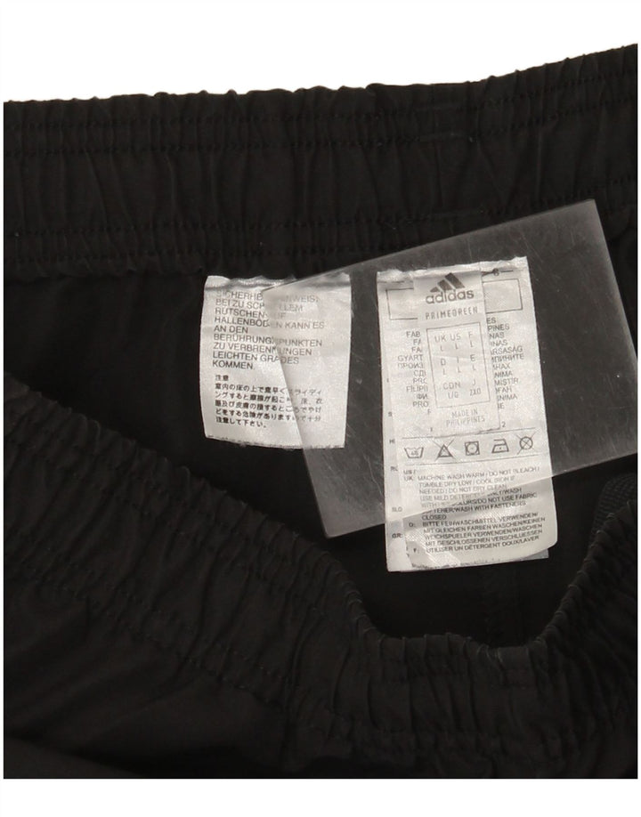 Мужские спортивные брюки Adidas Aeroready с графическим рисунком, большие черные полиэстеровые брюки