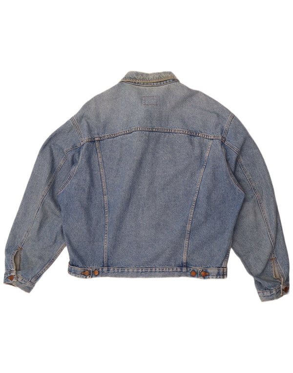 Мужская джинсовая куртка Benetton UK 42 XL синяя