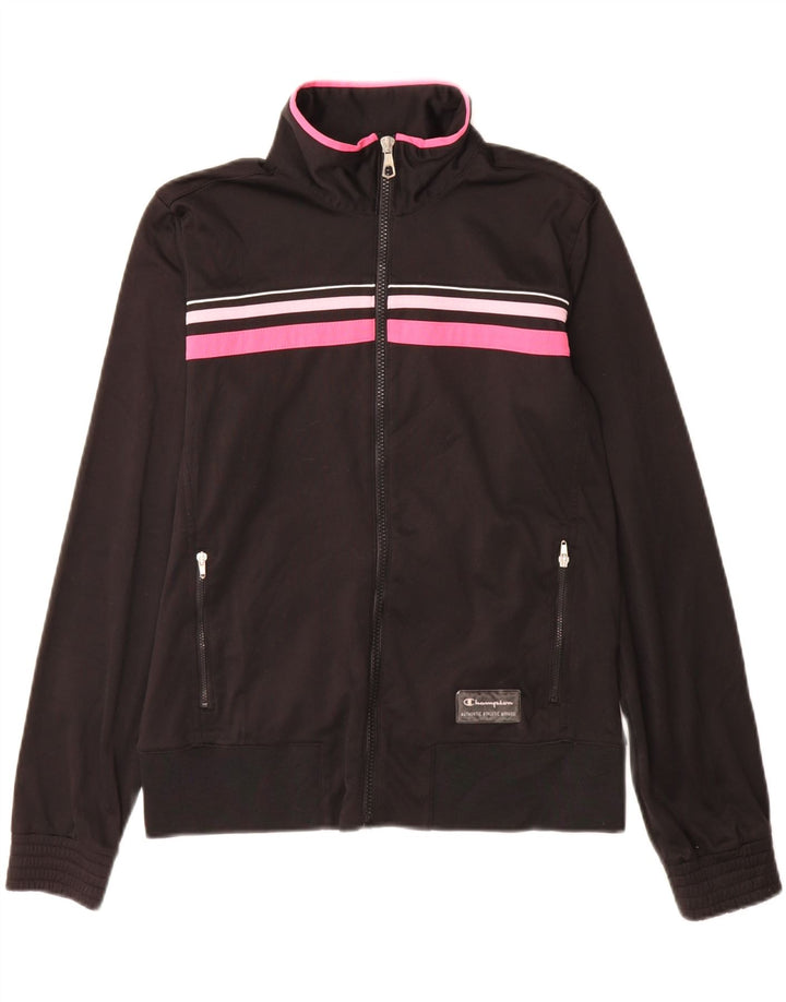 Женская спортивная куртка Champion Heritage Fit UK 14, средний черный цвет