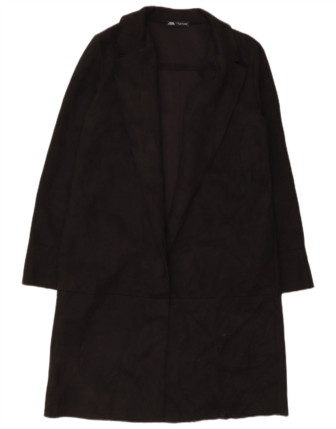 Женское открытое пальто Zara UK 6 XS, черное