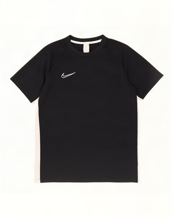 Мужская футболка Nike Dri Fit, большой черный полиэстер с цветными блоками