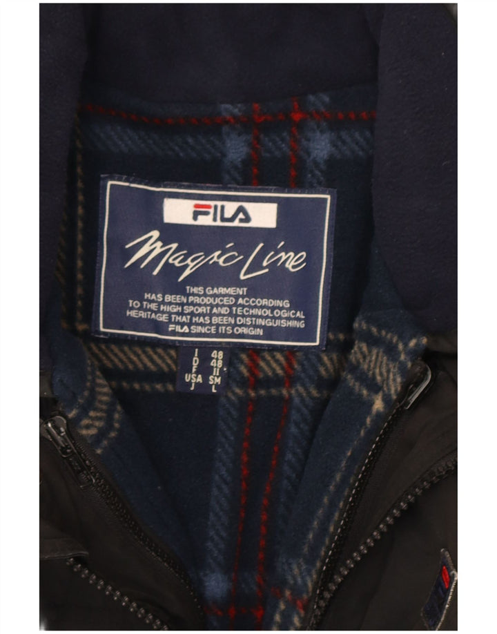 Мужская куртка Fila IT 48 Medium Black Polyester