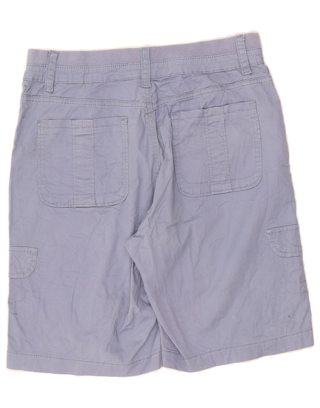 LEE Womens Mid Rise Relaxed Fit Cargo Shorts US 8 Medium W34  Blue Cotton Vintage Lee and Second-Hand Lee from Messina Hembry 
