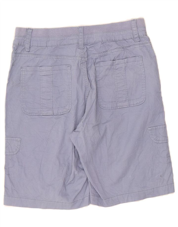 LEE Womens Mid Rise Relaxed Fit Cargo Shorts US 8 Medium W34  Blue Cotton Vintage Lee and Second-Hand Lee from Messina Hembry 
