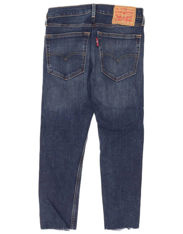 Мужские укороченные джинсы скинни Levi's 519 Hi-ball W30 L23, темно-синие, хлопок