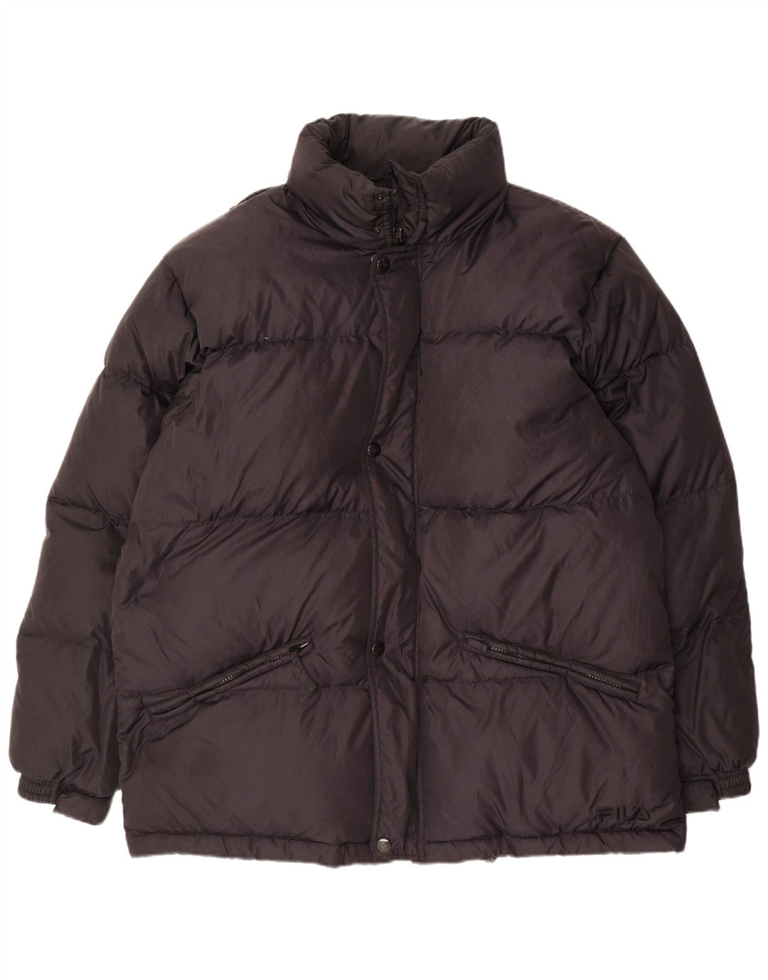 Мужская стеганая куртка Fila IT 52 XL черная из полиамида зимняя