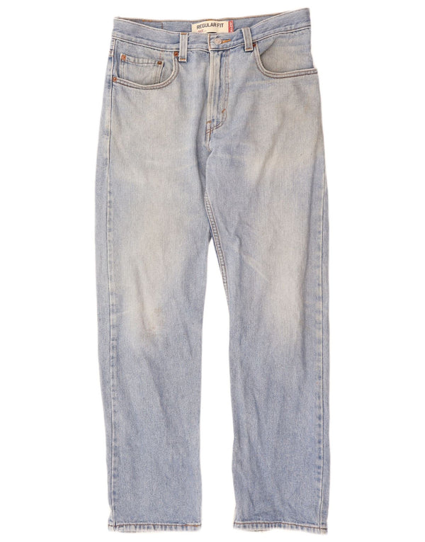 Мужские прямые джинсы Levi's 505 стандартного кроя W32 L32 синие, хлопок