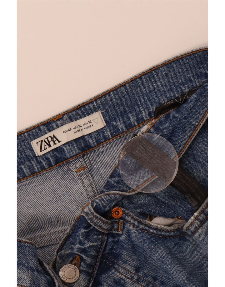ZARA Mens Slim Jeans EU 42 Large W32 L31 Blue Cotton Vintage Zara and Second-Hand Zara from Messina Hembry 