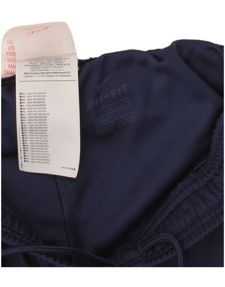 Спортивные шорты NIKE для мальчиков Dri Fit, 12–13 лет, большие темно-синие, полиэстер