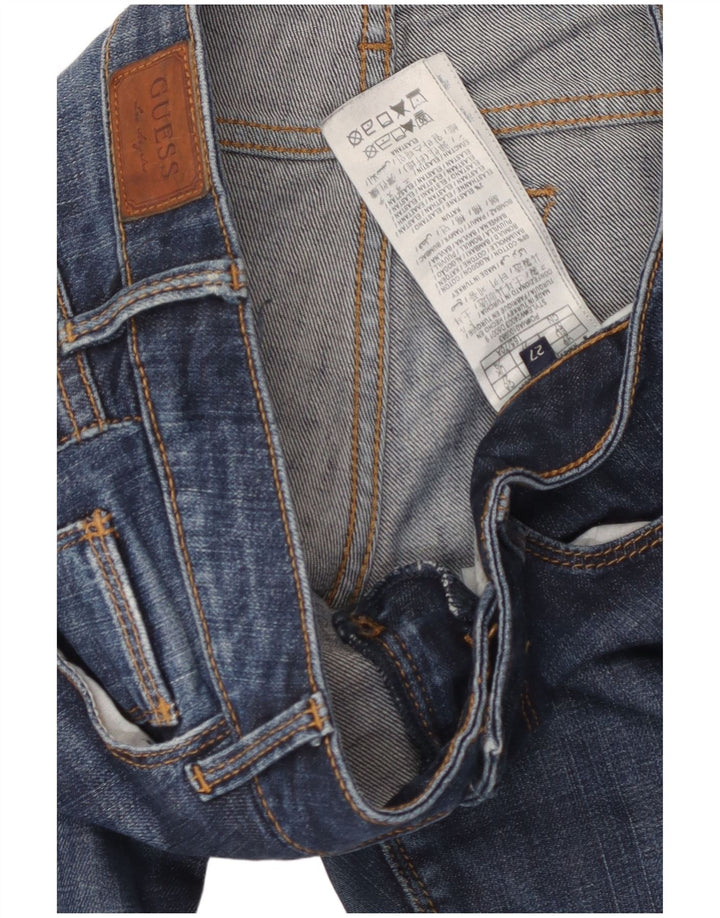 Женские джинсы скинни GUESS Beverly W27 L29, синий хлопок