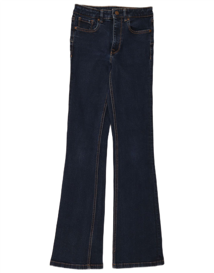 Женские расклешенные джинсы Zara EU 34 2XS W24 L32 Темно-синие
