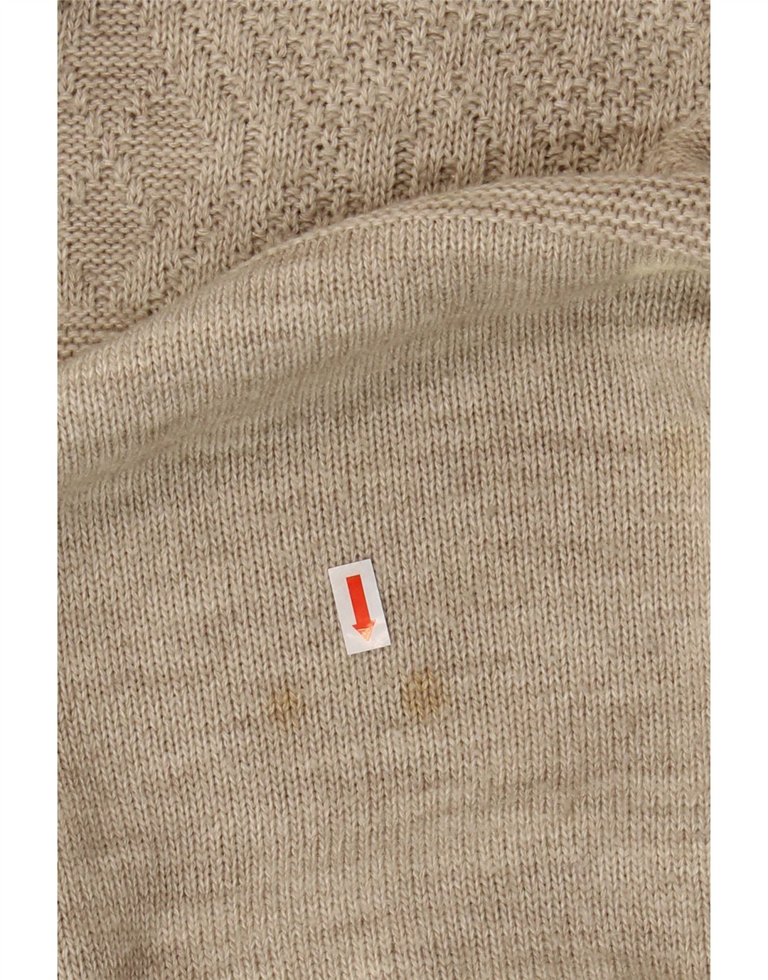 Мужской джемпер с круглым вырезом Marks & Spencer среднего бежевого цвета, акрил