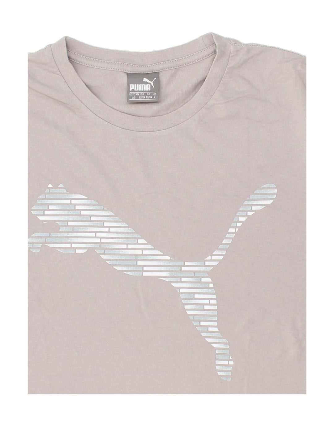 PUMA Mens Graphic T-Shirt Top Large Grey Cotton Vintage Puma and Second-Hand Puma from Messina Hembry 