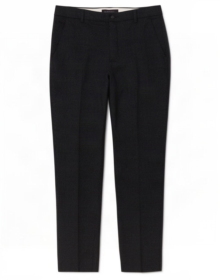 Женские костюмные брюки Marks & Spencer UK 12, средние W32 L28, темно-синие в клетку