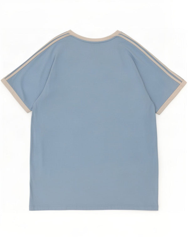 Мужская футболка Adidas Top XL, синяя, хлопок