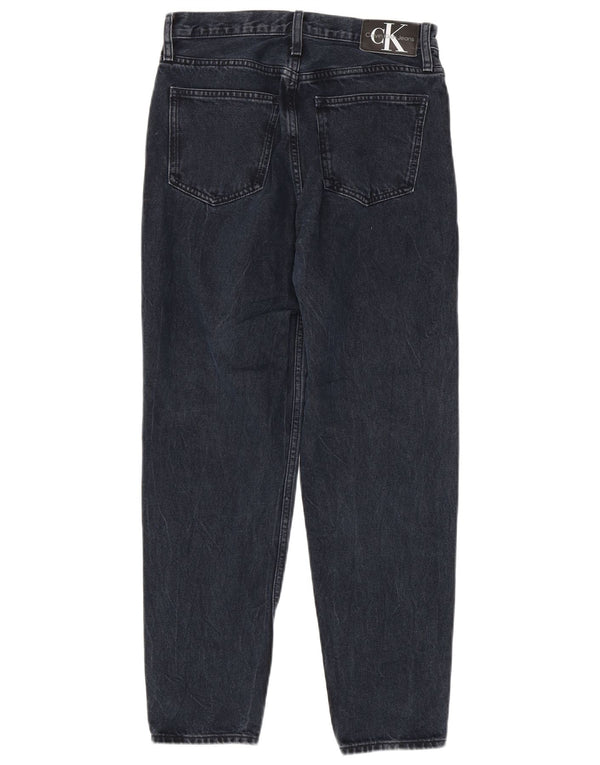 Женские зауженные джинсы с потертостями Calvin Klein Mom Jean W28 L27 Темно-синие