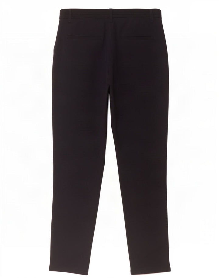 Женские прямые костюмные брюки Zara Medium W30 L30, темно-синий, полиэстер
