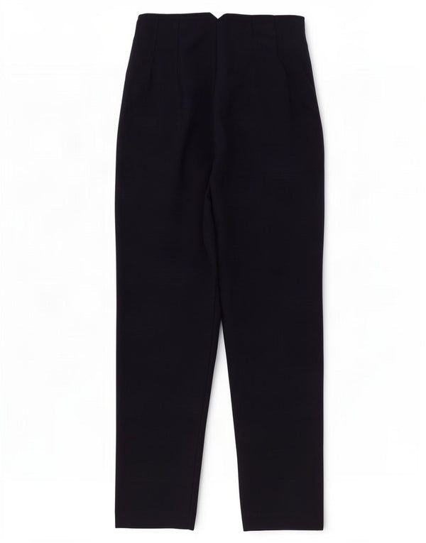 Zara Женские повседневные зауженные брюки с высокой талией XS W24 L27 Темно-синие