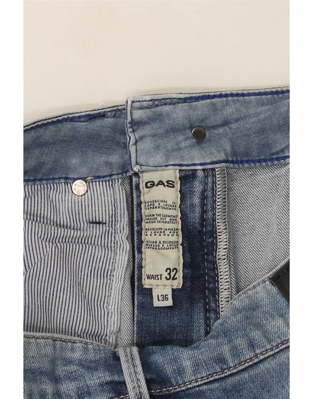 Мужские прямые джинсы G-Star W32 L30 синие