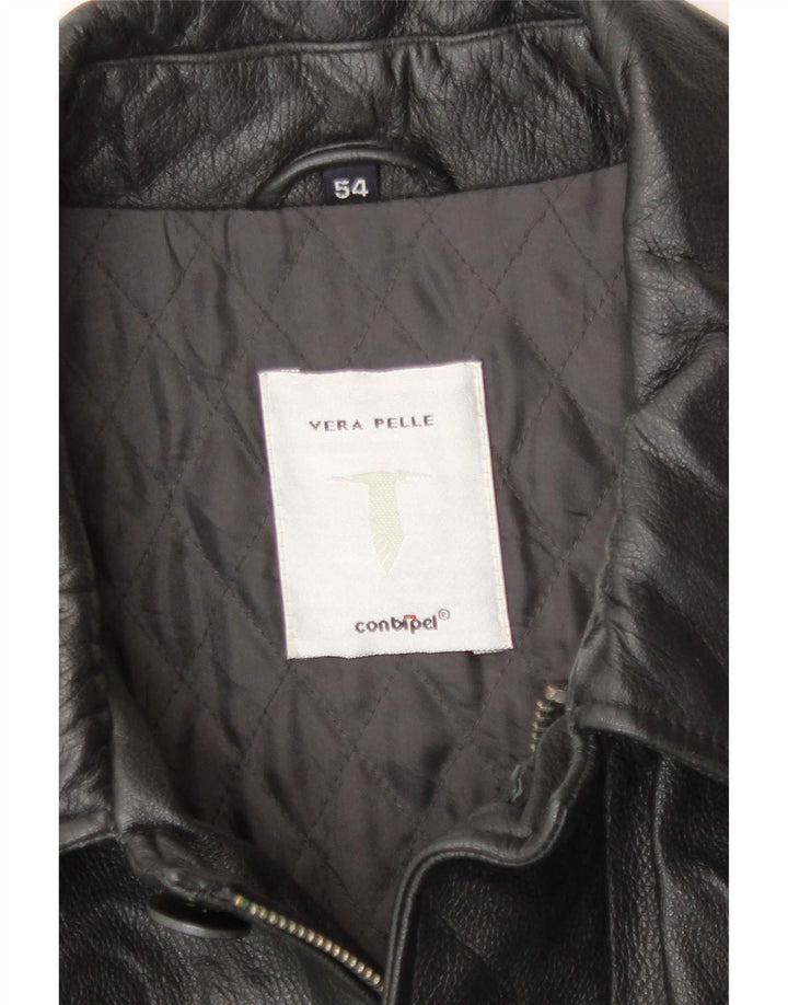 Куртка Мужская Кожаная Conbipel IT 54 XL Черная