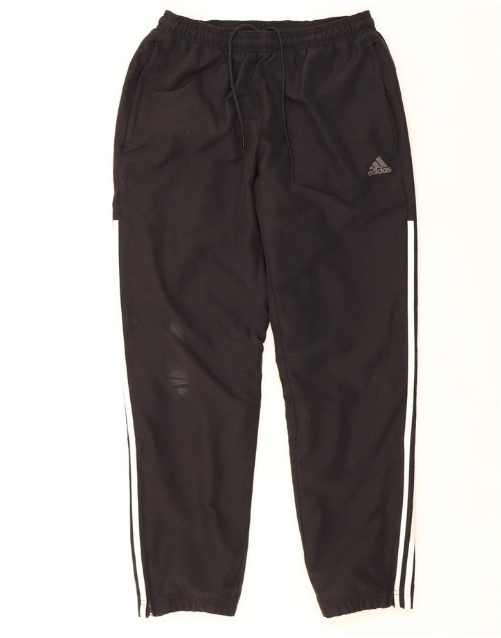 ADIDAS Mens Tracksuit Trousers Joggers Medium  Black Polyester Vintage Adidas and Second-Hand Adidas from Messina Hembry 