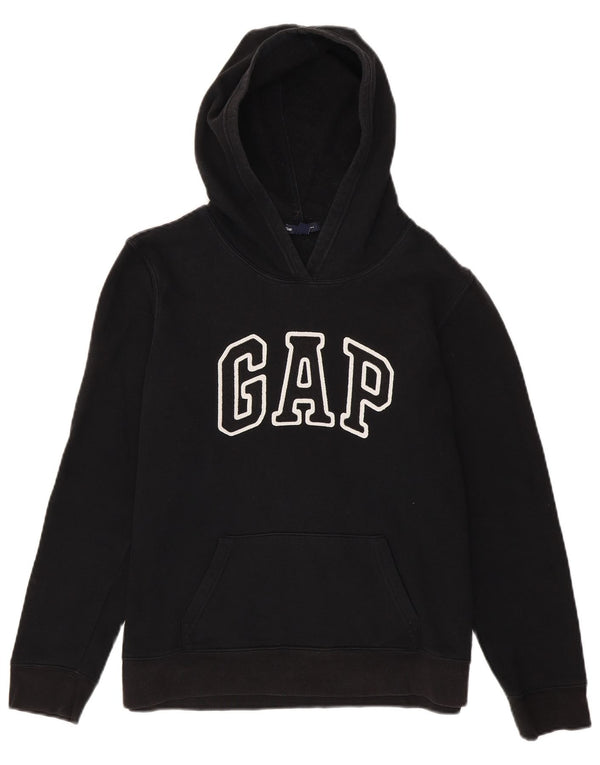 Женский джемпер с капюшоном Gap UK 14, средний черный, хлопок