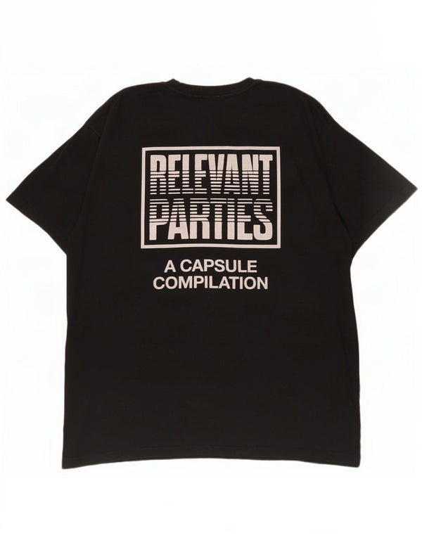 Мужская футболка с рисунком Carhartt XL, черный хлопок