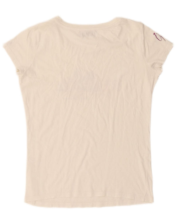 Женская футболка с рисунком Replay Top UK 16, большая белая