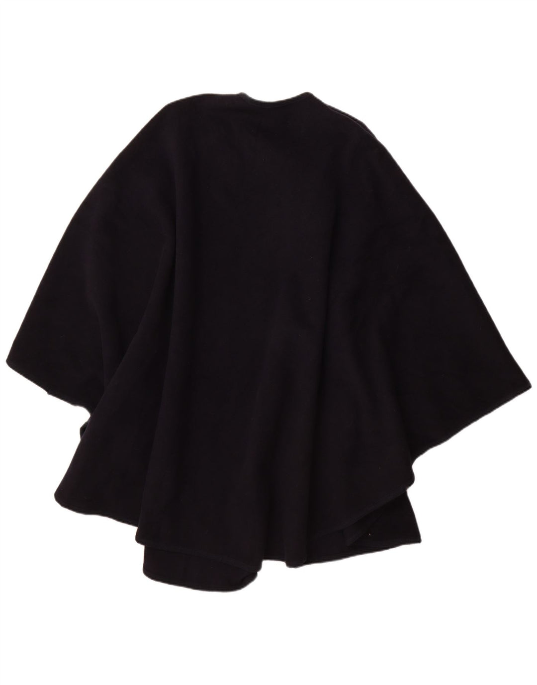 Винтажное женское пальто-пончо, один размер, темно-синее