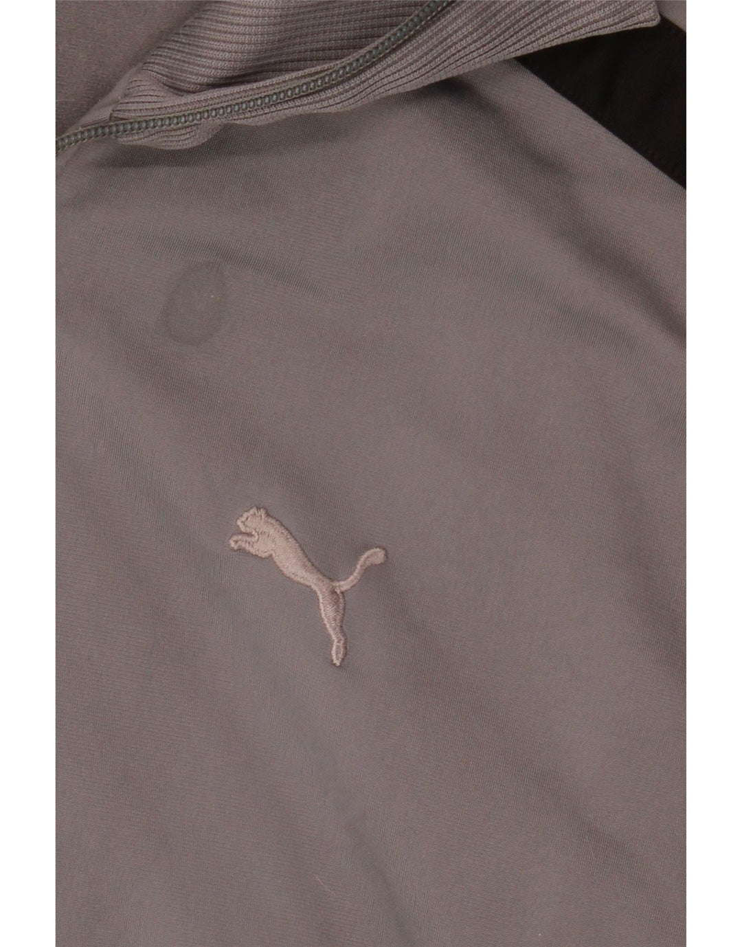 Мужская спортивная куртка PUMA XL, серый полиэстер с цветными блоками