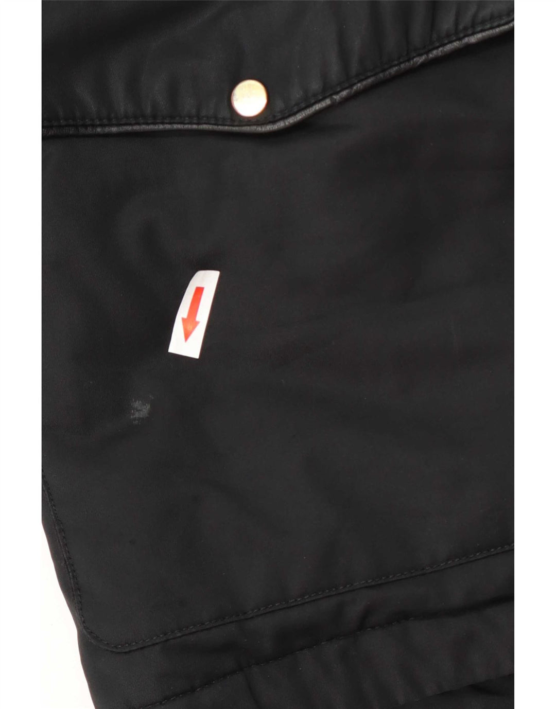 Женская парка с капюшоном Zara UK 10, маленькая, черная