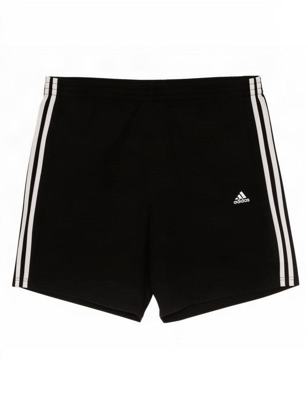 Мужские спортивные шорты Adidas Climalite, большие черные из полиэстера