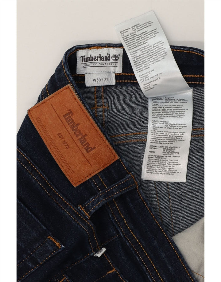 Мужские узкие джинсы Timberland W30 L32, темно-синий хлопок